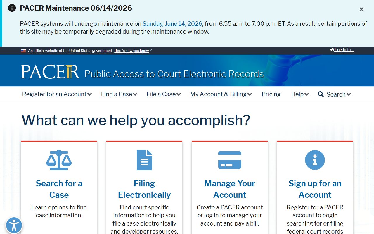 Clarendon County Clerk of Court records PACER distinction