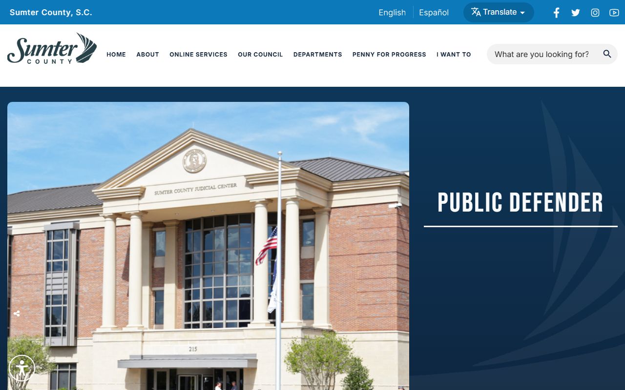 Clarendon County criminal court records Third Circuit Public Defender