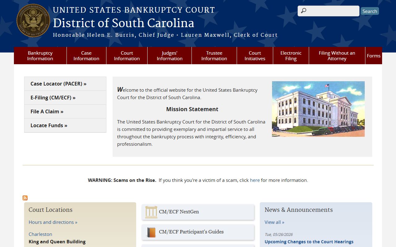 Clarendon County Circuit Court bankruptcy court reference